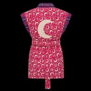 Reversible Quilted Moon Celestial vest jacket - One Size (like new, worn once!)